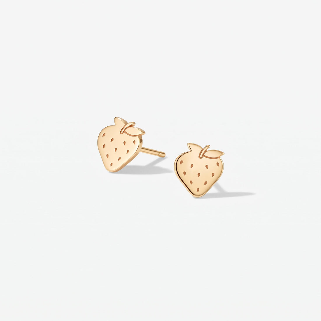 Strawberry Charm Stud Earrings