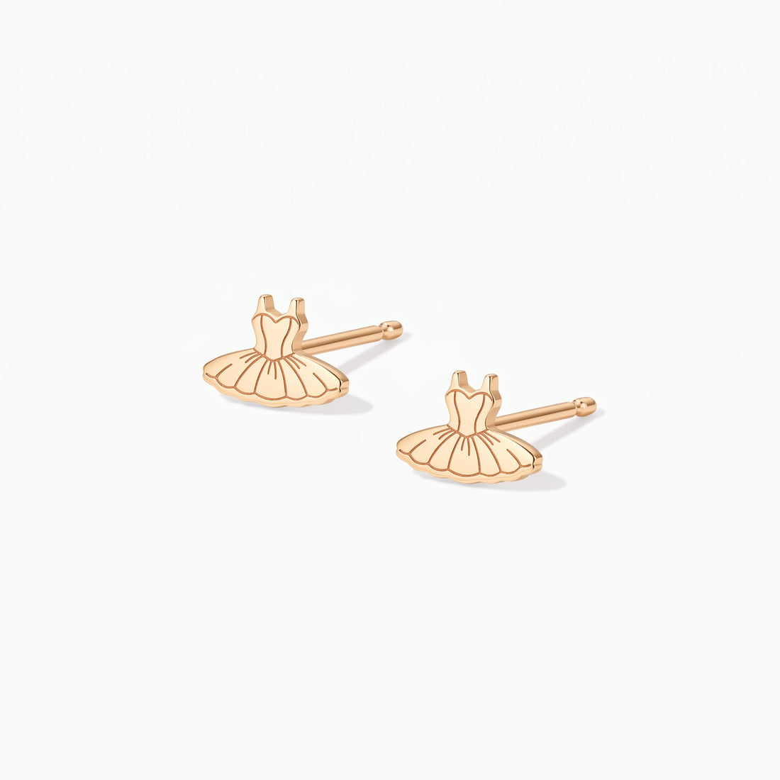 Ballet Dress Dancer Stud Earrings