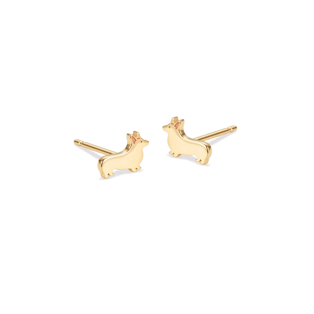 Corgi Charm Stud Earrings