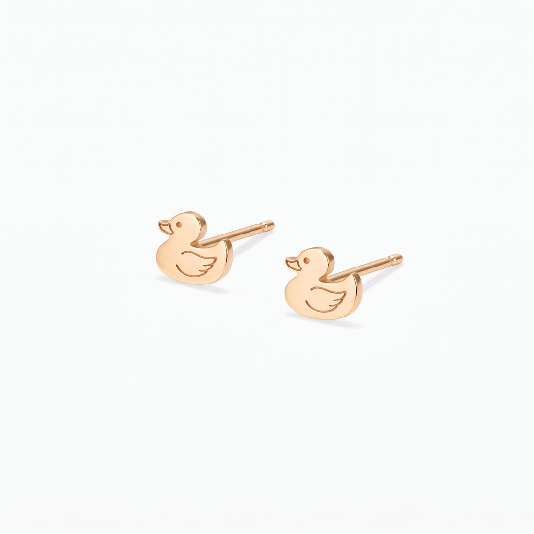 Duck Charm Stud Earrings