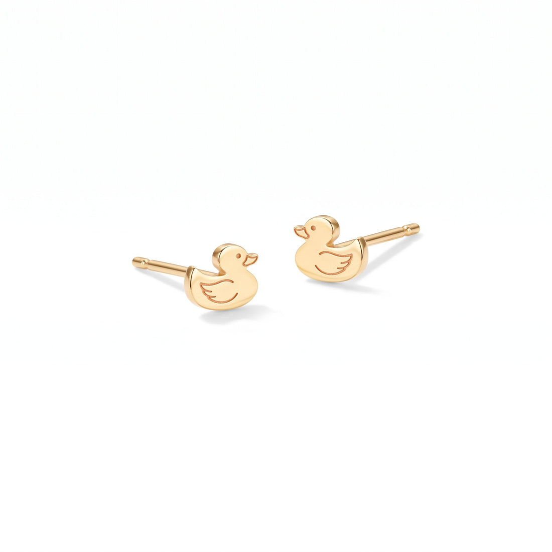 Duck Charm Stud Earrings