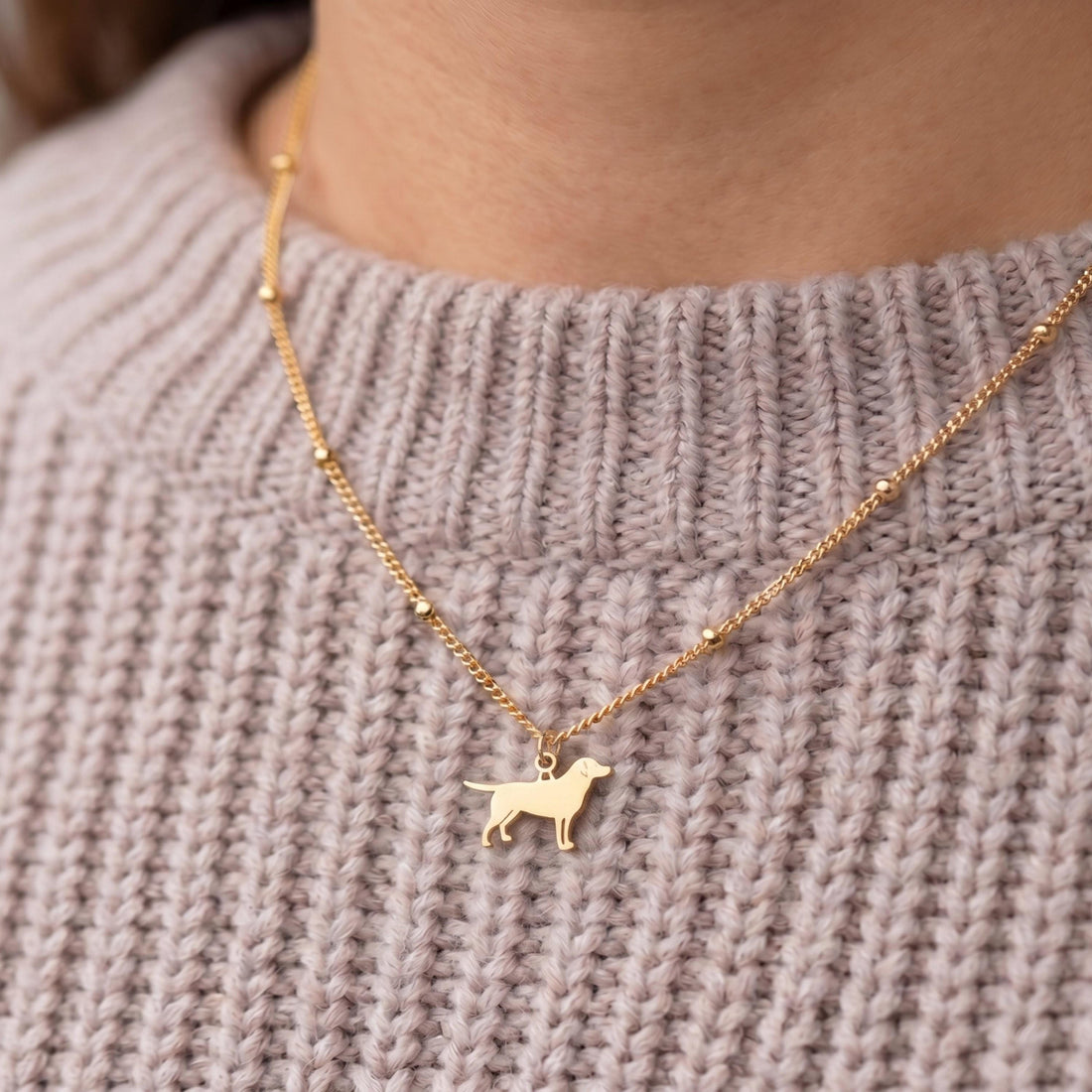 Labrador Retriever Charm Necklace