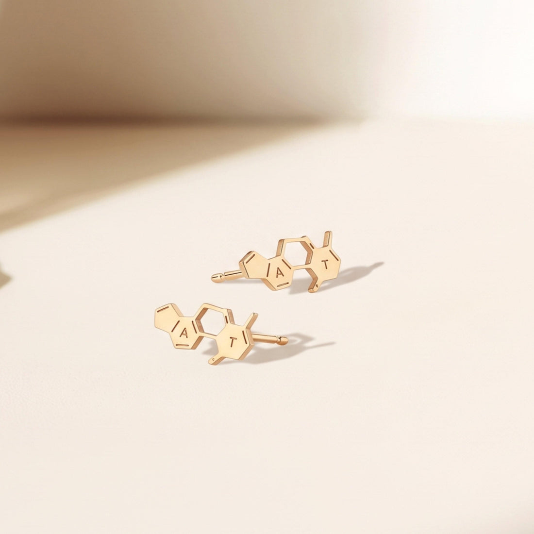 DNA Bases Stud Earrings
