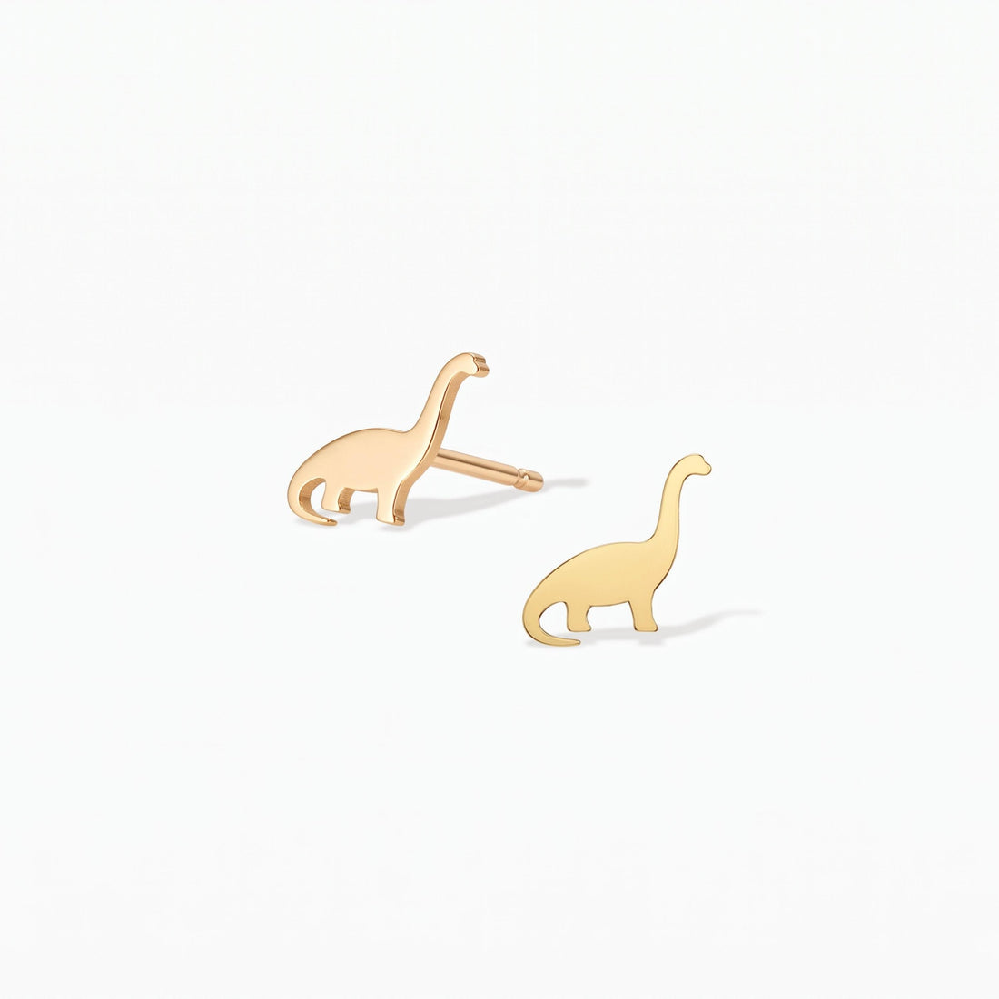 Brontosaurus Charm Stud Earrings