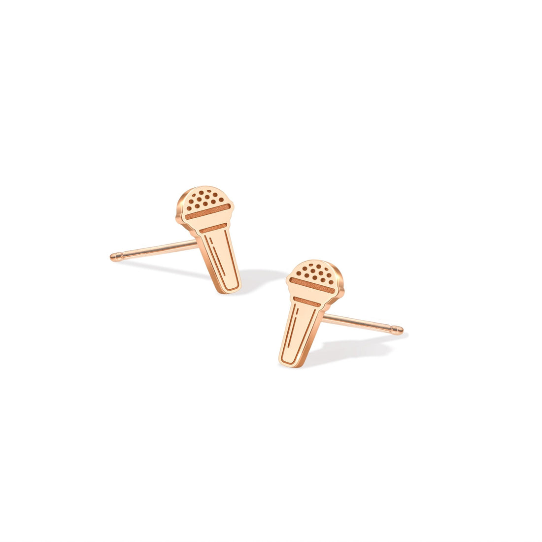 Microphone Singer Stud Earrings
