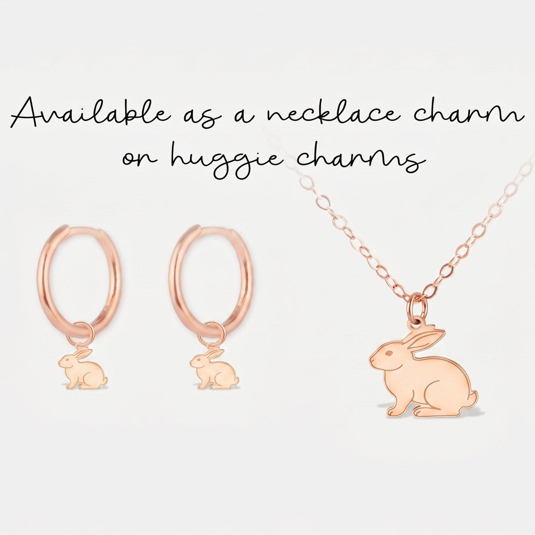 Rabbit Bunny Charm Necklace