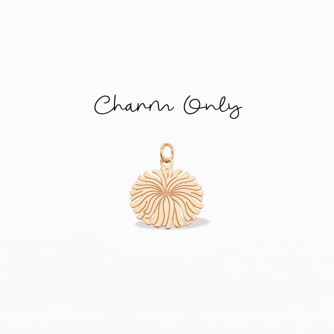Cheerleader Pom Pom Necklace Charm