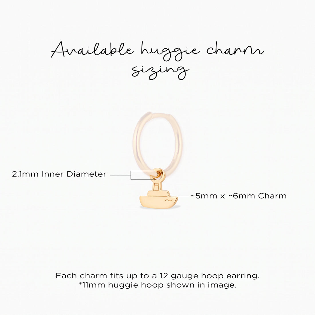 Harbor Tugboat Ship Charm