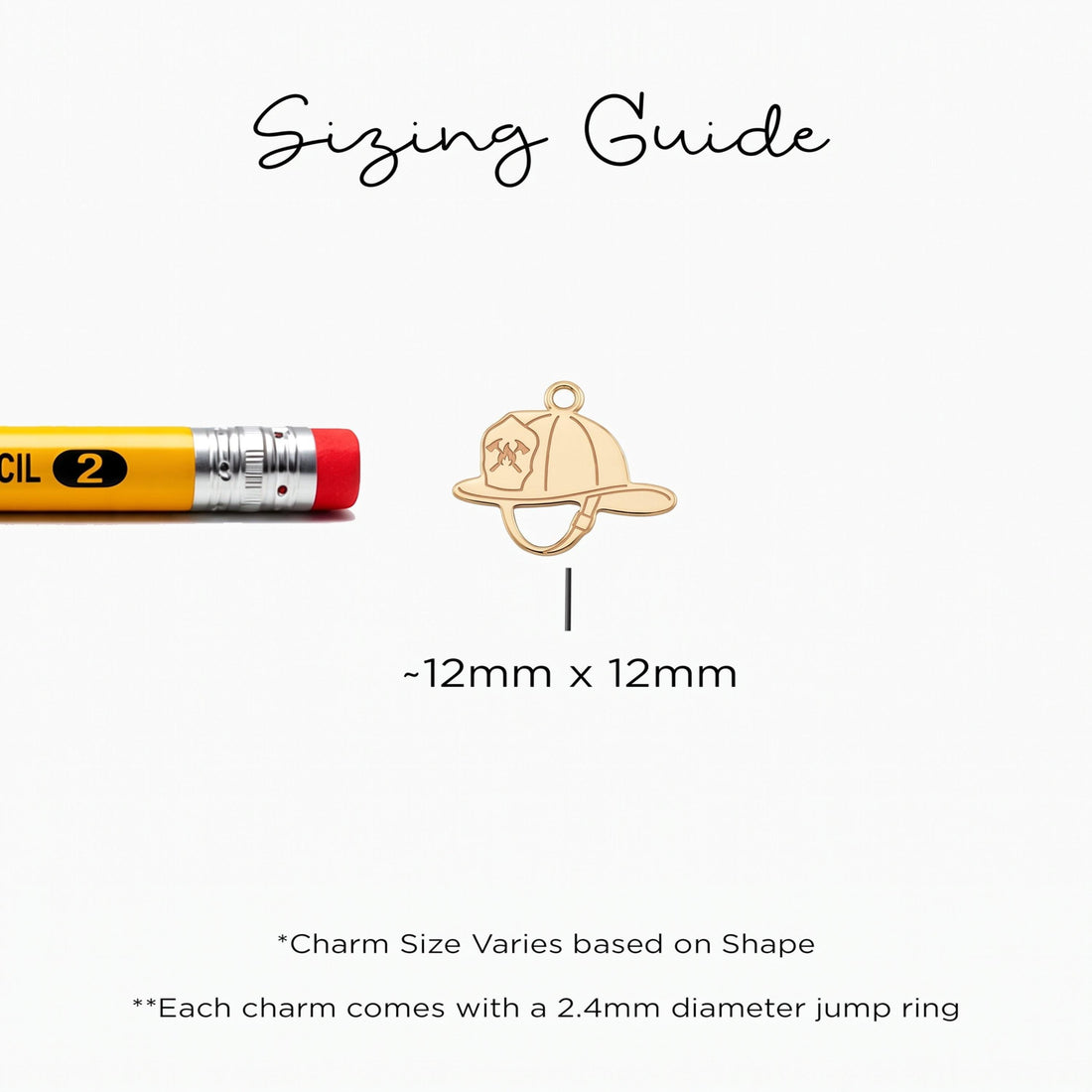 Fire Helmet Necklace Charm