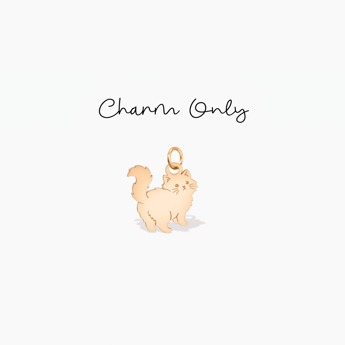 Persian Cat Necklace Charm