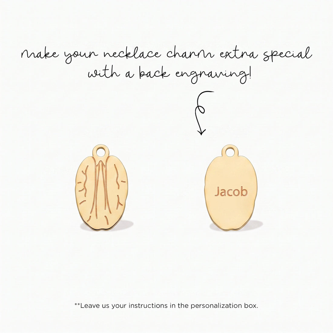 Walnut Tree Nut Necklace Charm