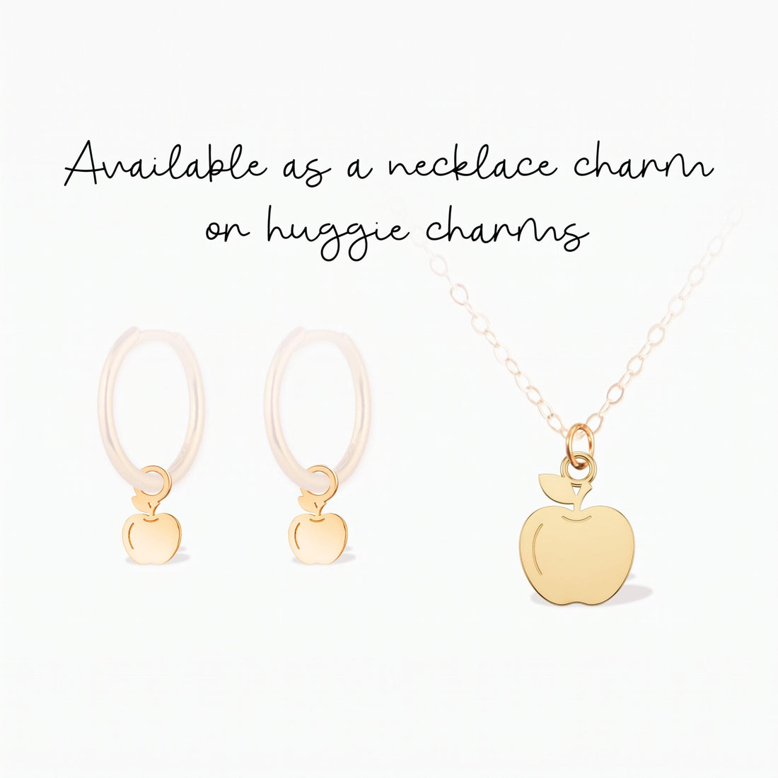 Apple Fruit Necklace Charm