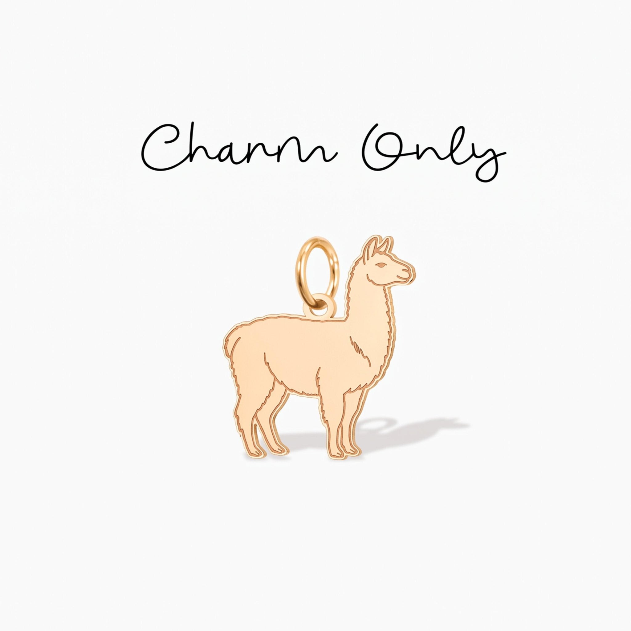 Llama Animal Charm Pendant