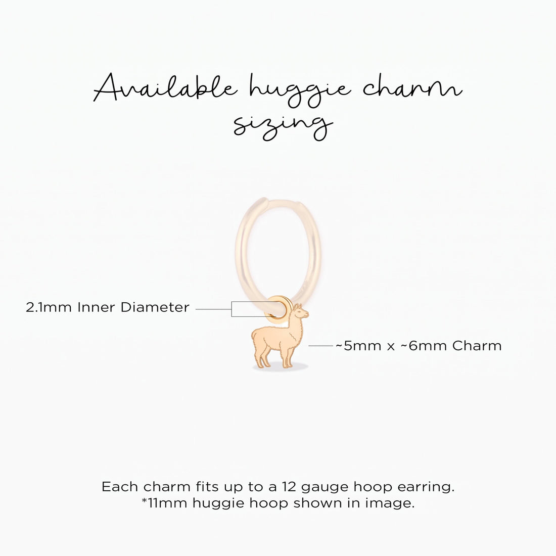 Llama Animal Charm Pendant