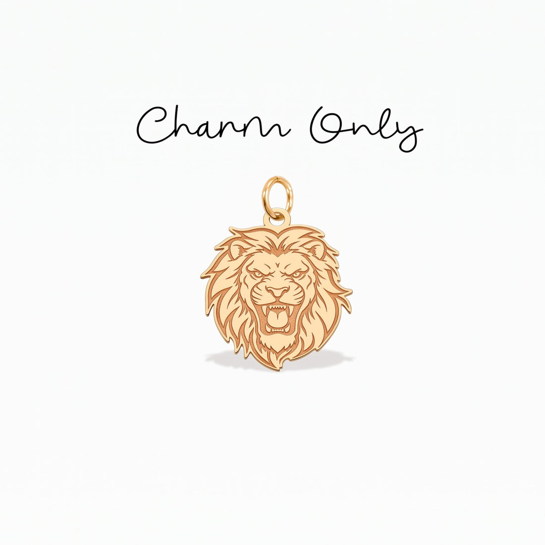 Roaring Lion Head Charm