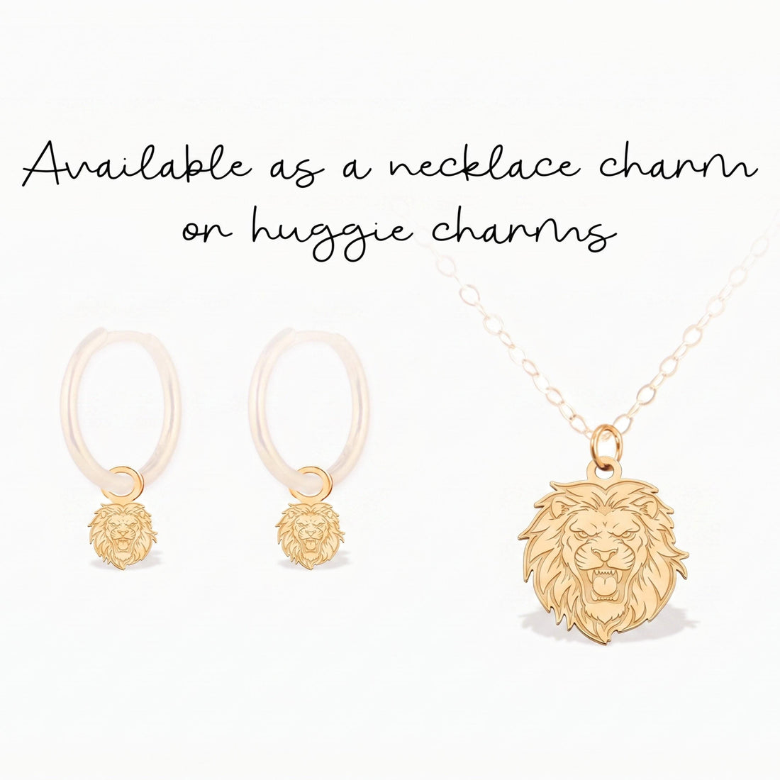 Roaring Lion Head Charm
