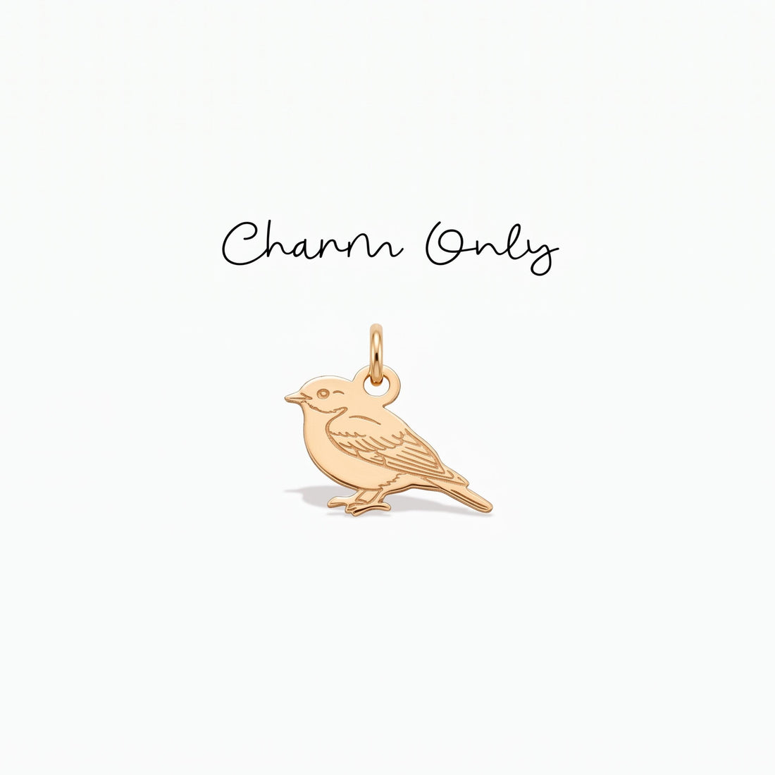 Delicate Songbird Necklace Charm