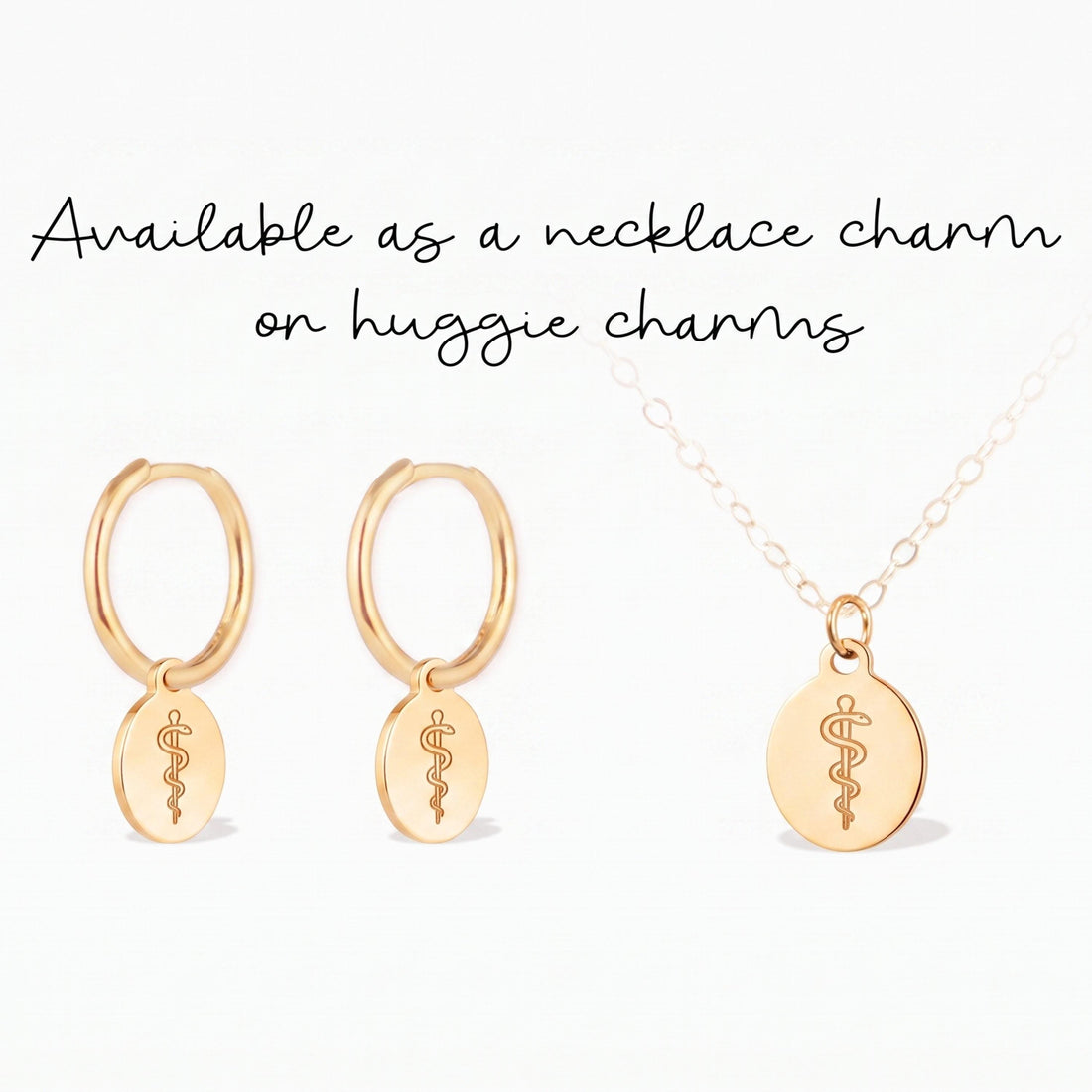 Caduceus Doctor Necklace Charm