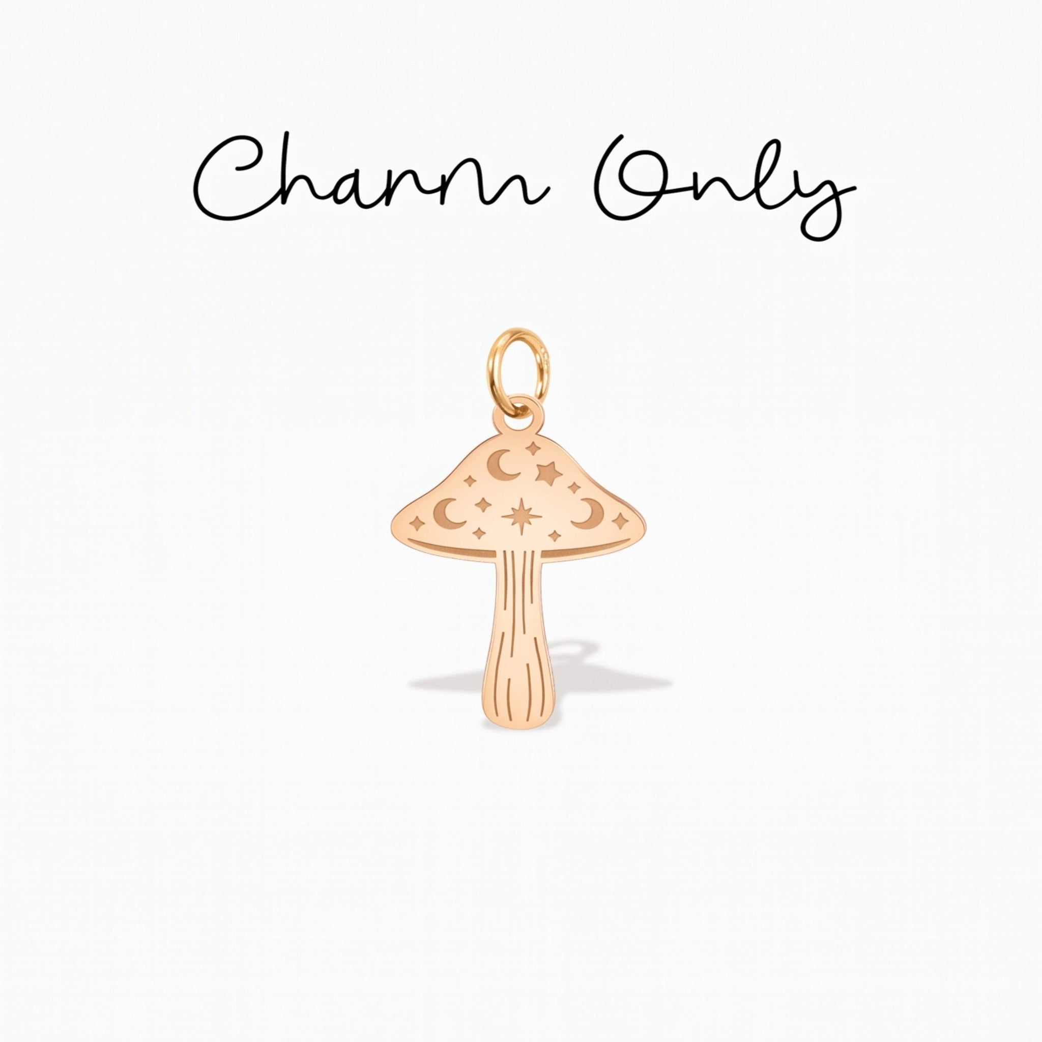 Celestial Mushroom Necklace Charm