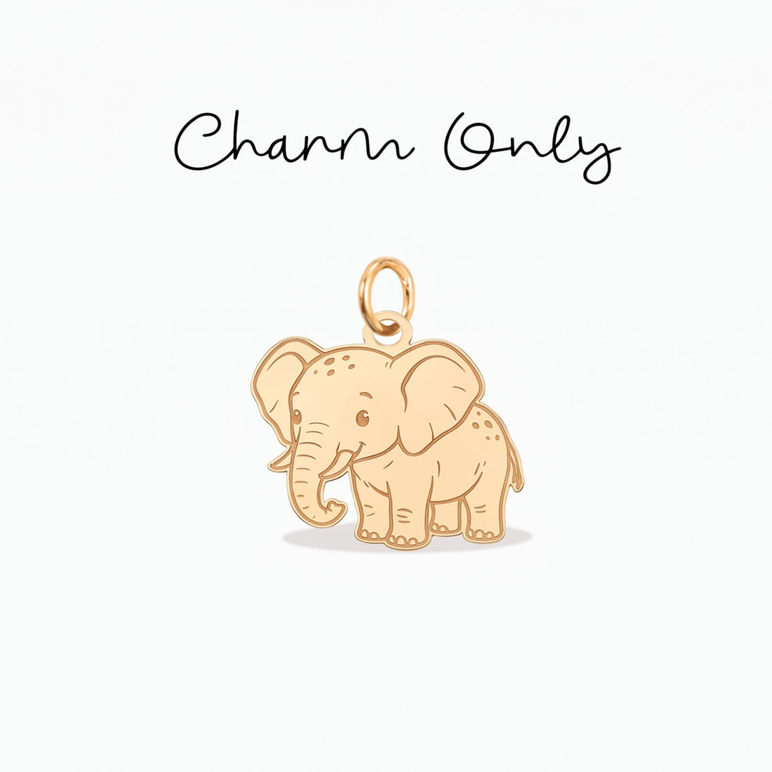 Baby Elephant Necklace Charm