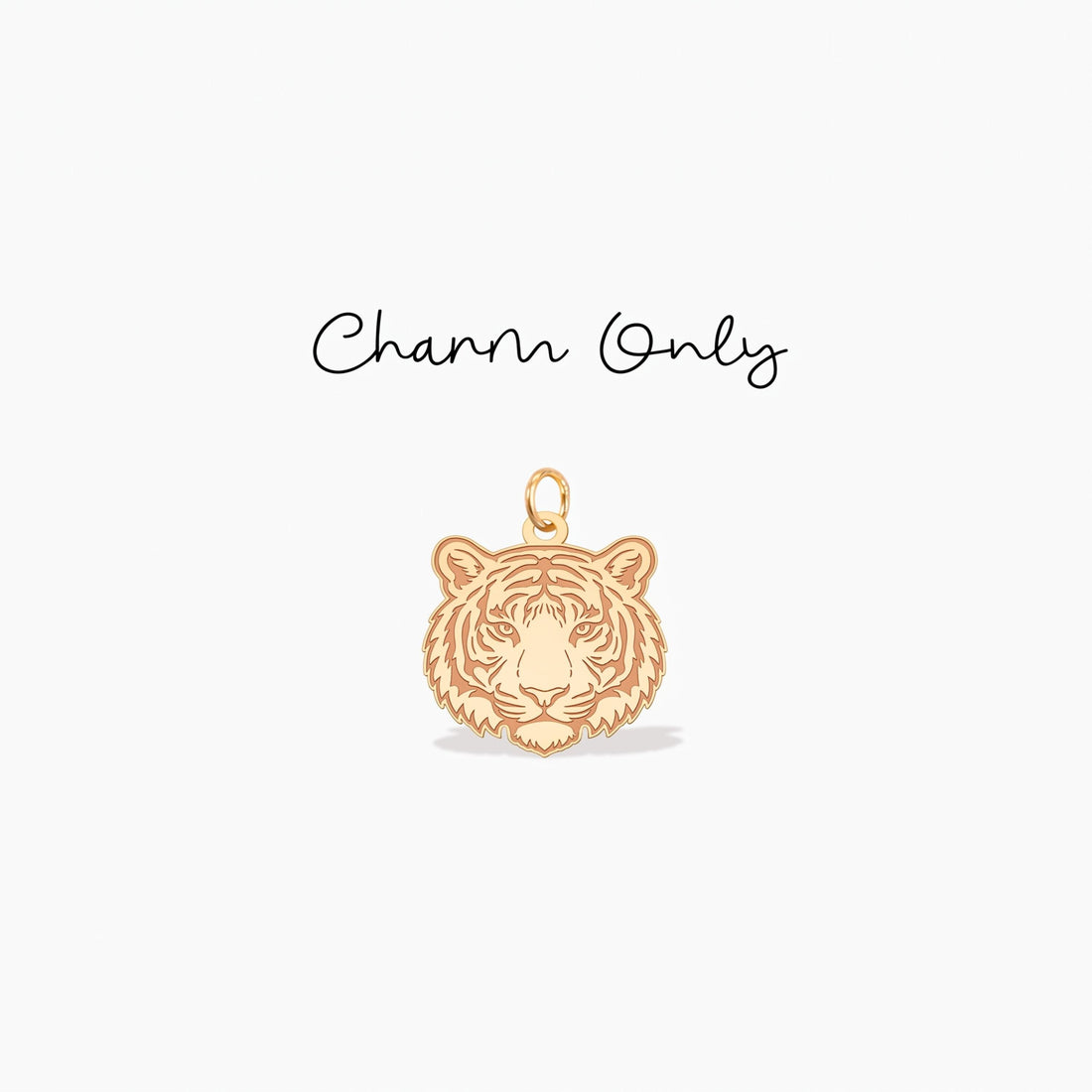 Tiger Head Necklace Charm