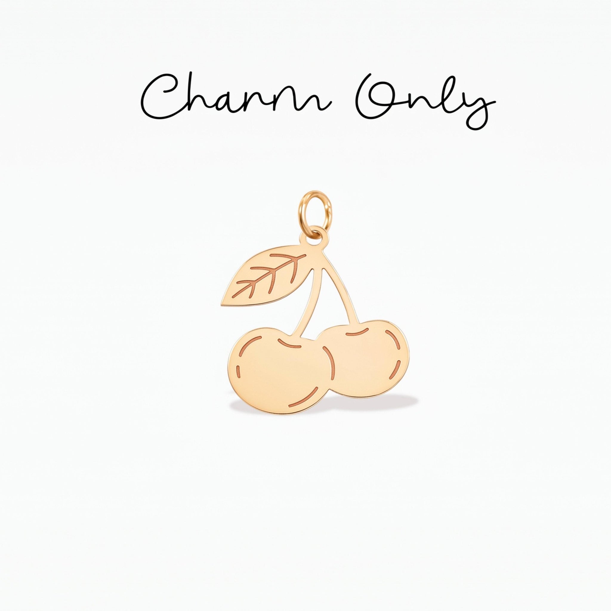 Cherry Pair Necklace Charm
