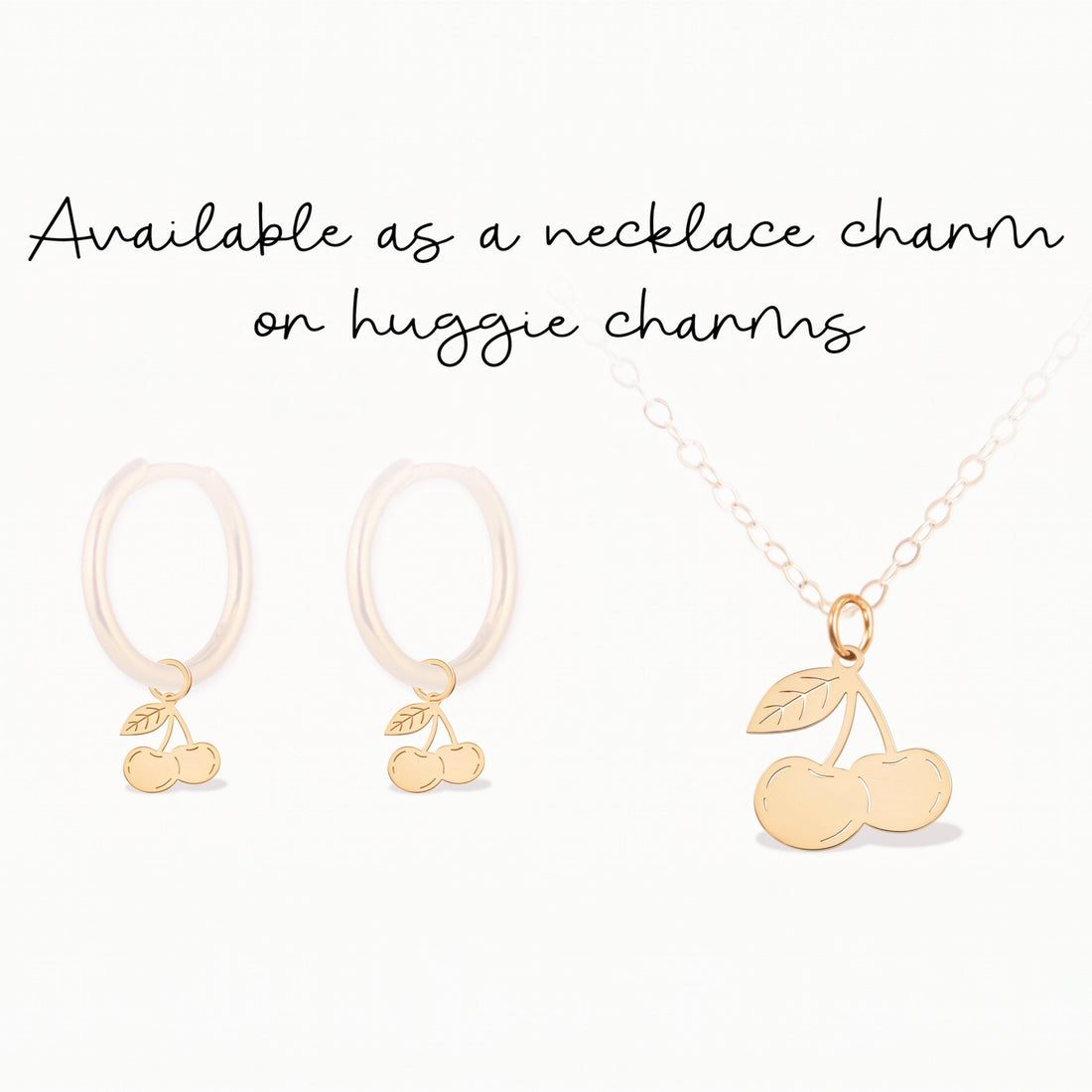 Cherry Pair Necklace Charm