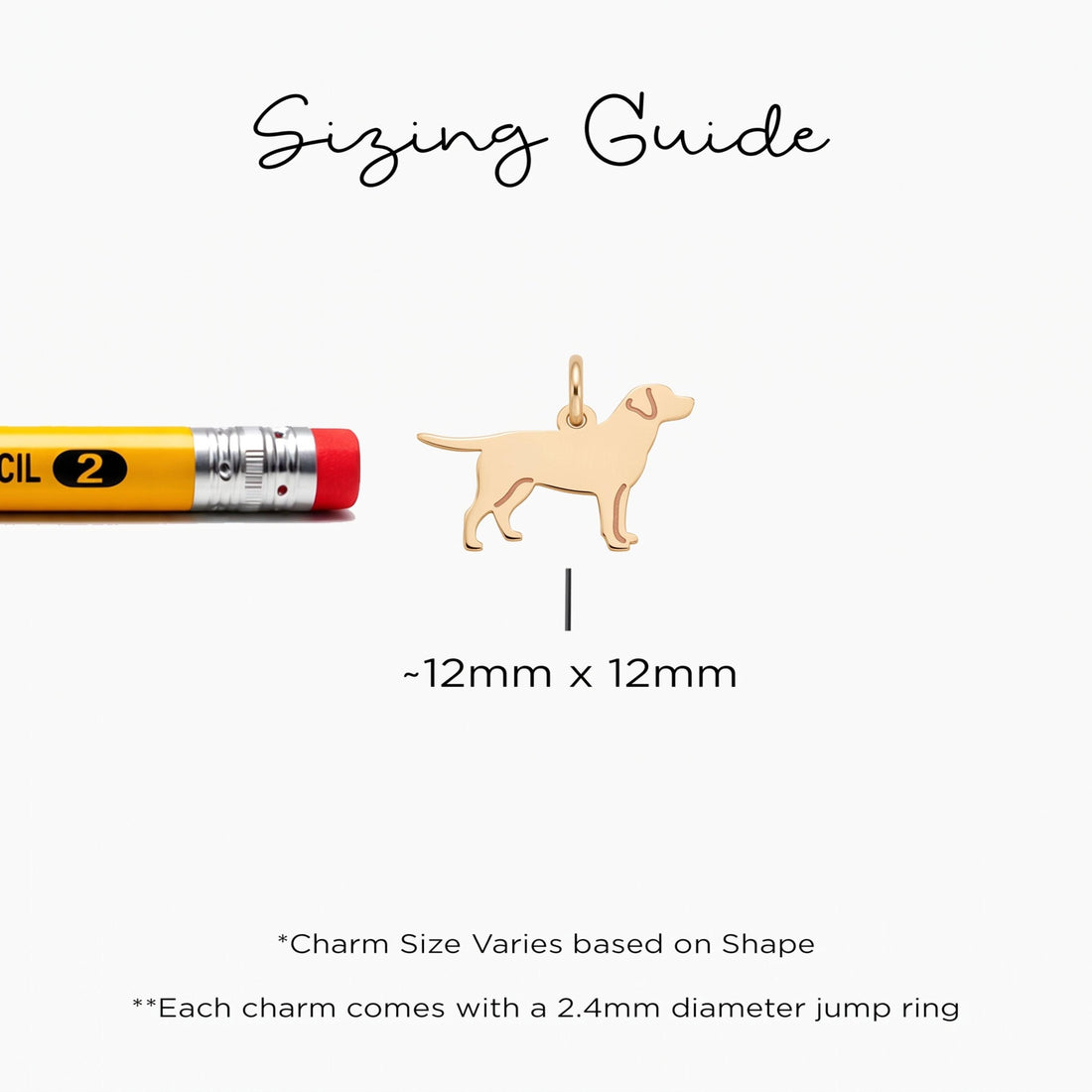 Labrador Retriever Necklace Charm