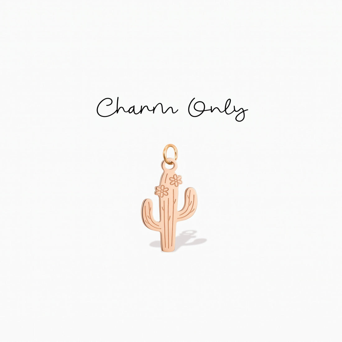 Desert Cactus Charm Pendant