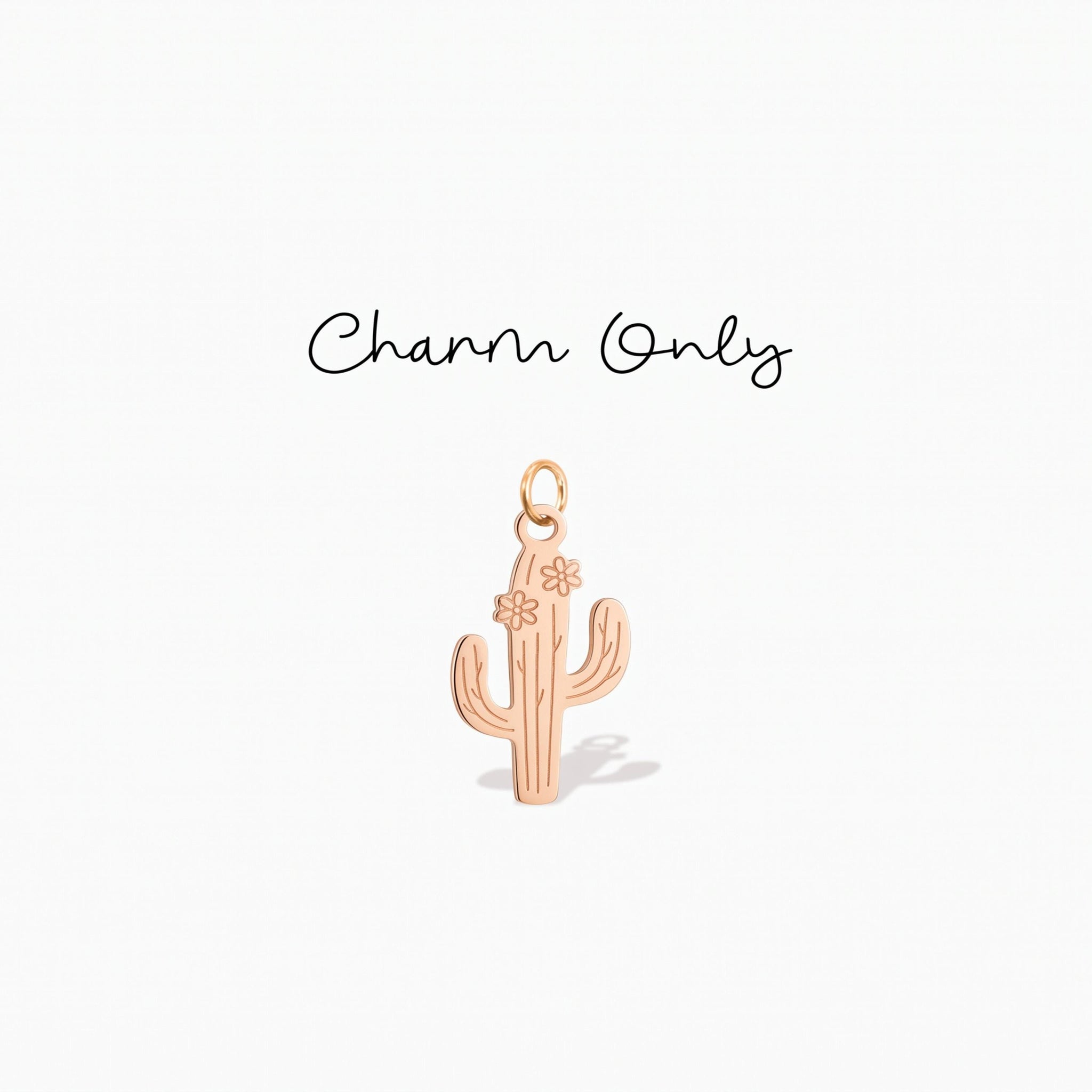 Desert Cactus Charm Pendant