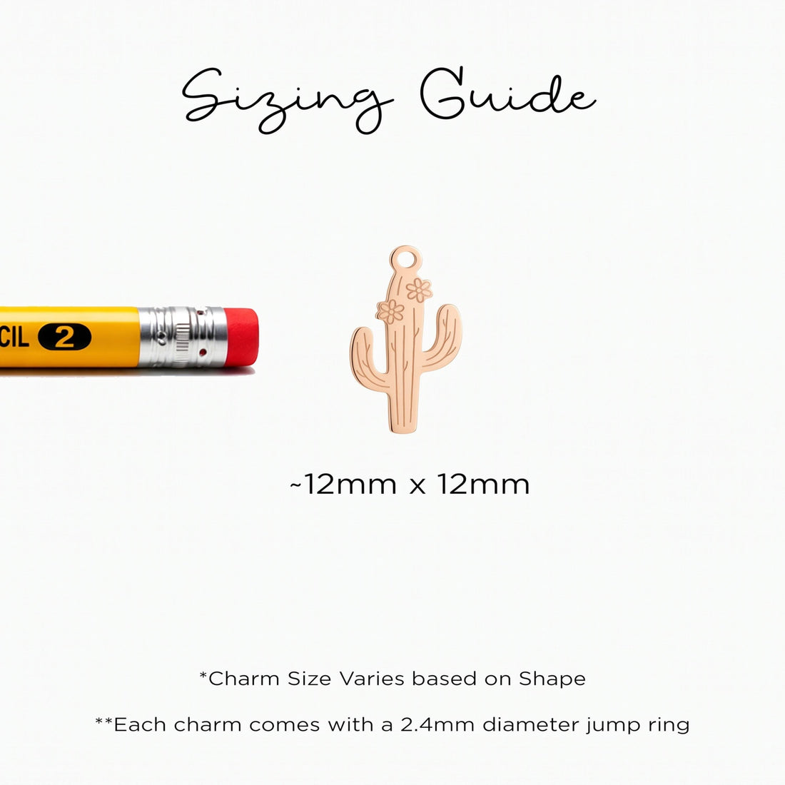 Desert Cactus Charm Pendant