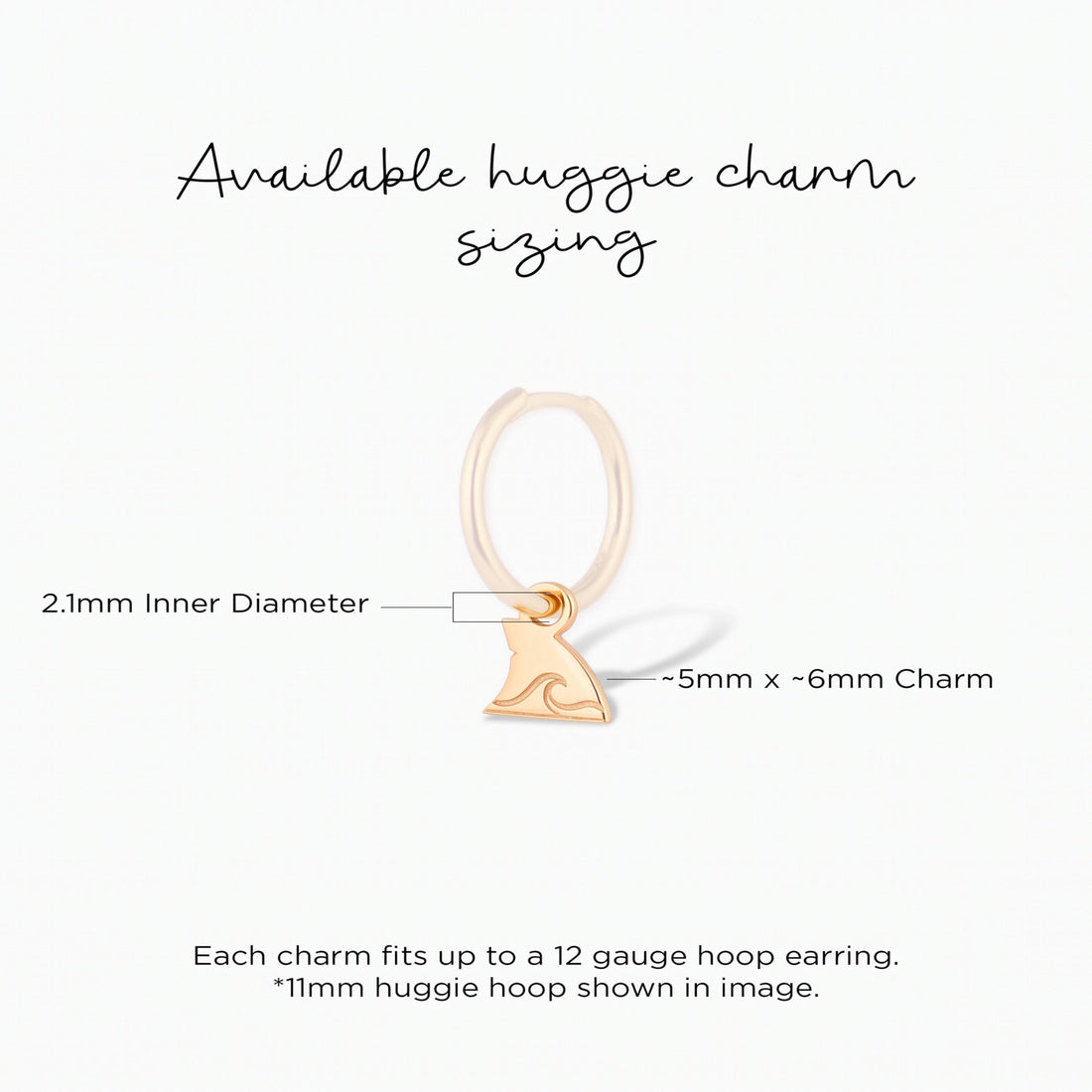 Ocean Wave Shark Fin Charm
