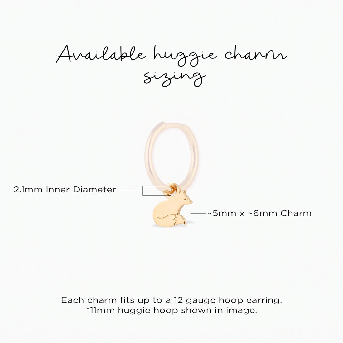 Sitting Fox Necklace Charm