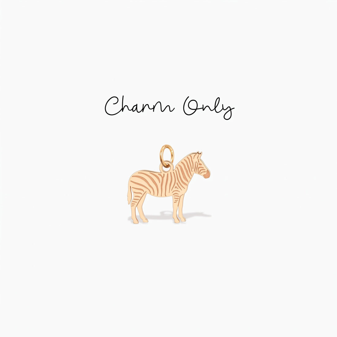 Zebra African Animal Necklace Charm