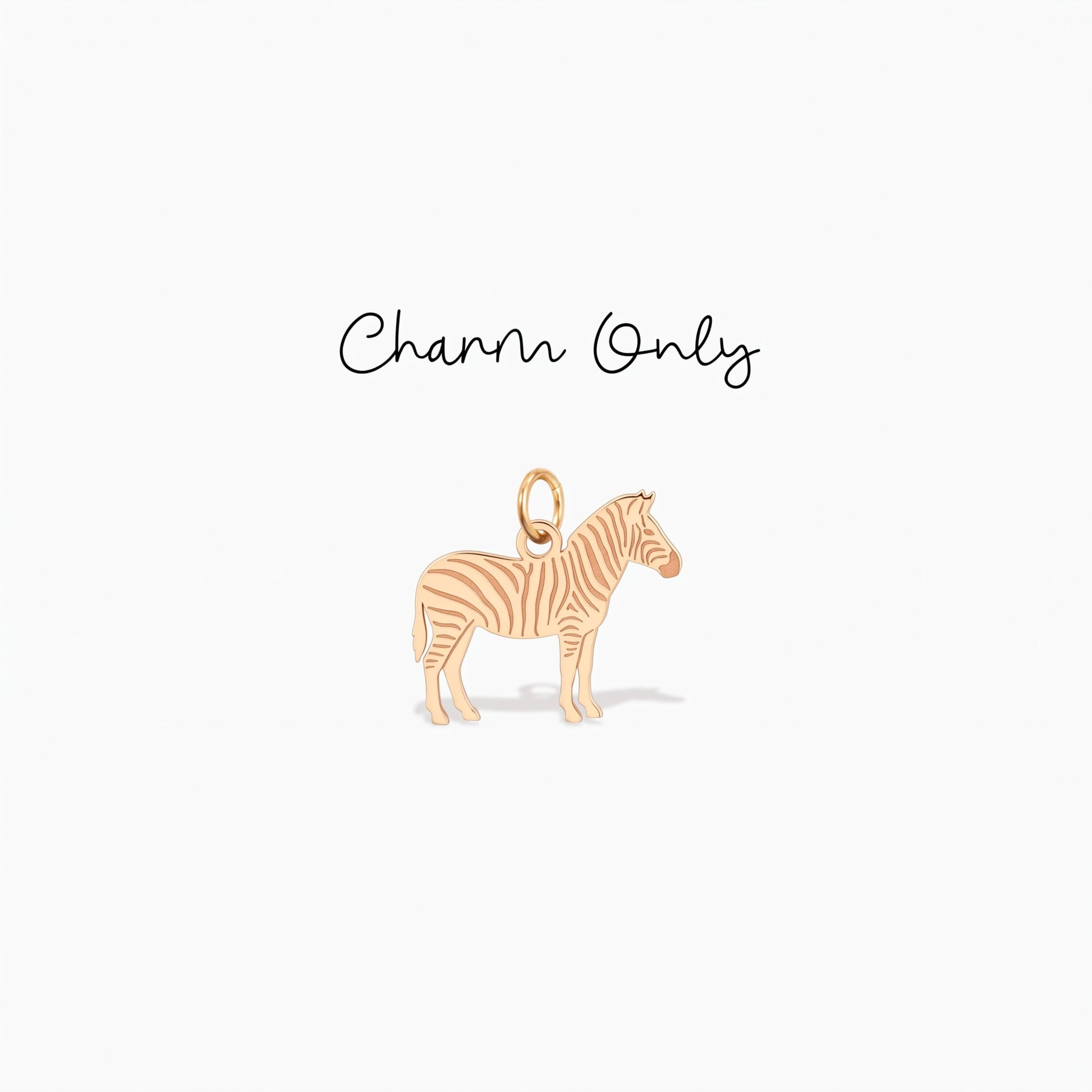 Zebra African Animal Necklace Charm