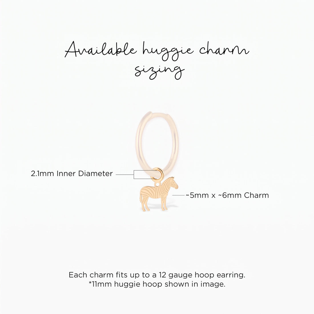 Zebra African Animal Necklace Charm