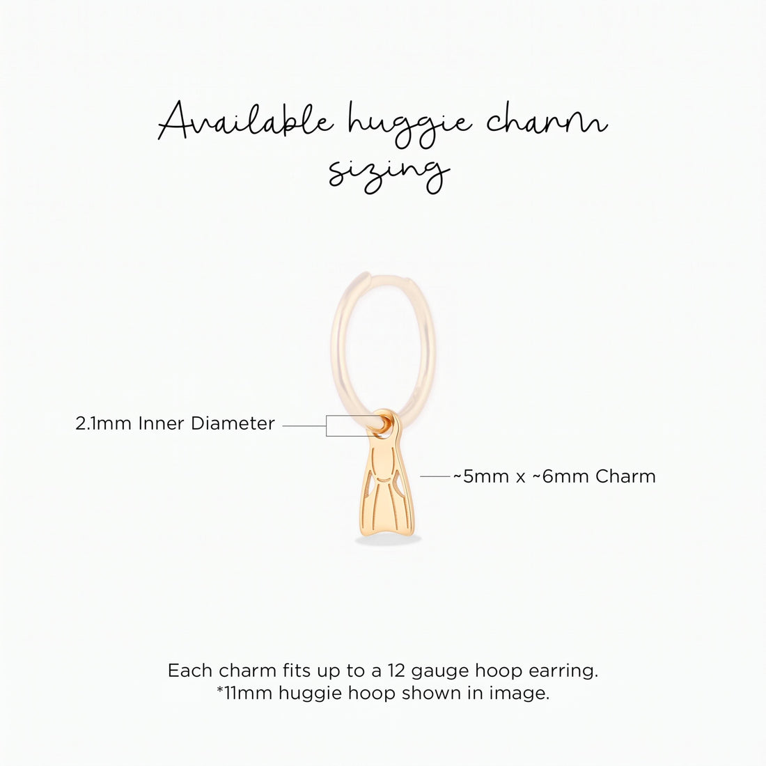 Diving Fin Flipper Charm