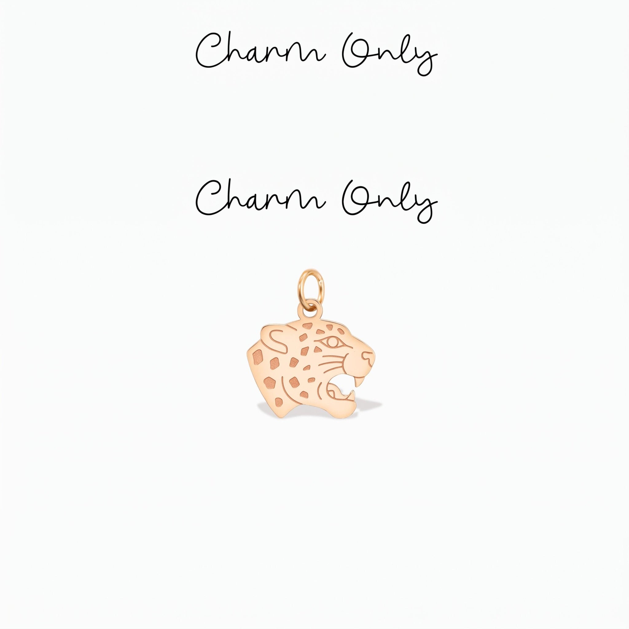 Leopard Head Necklace Charm