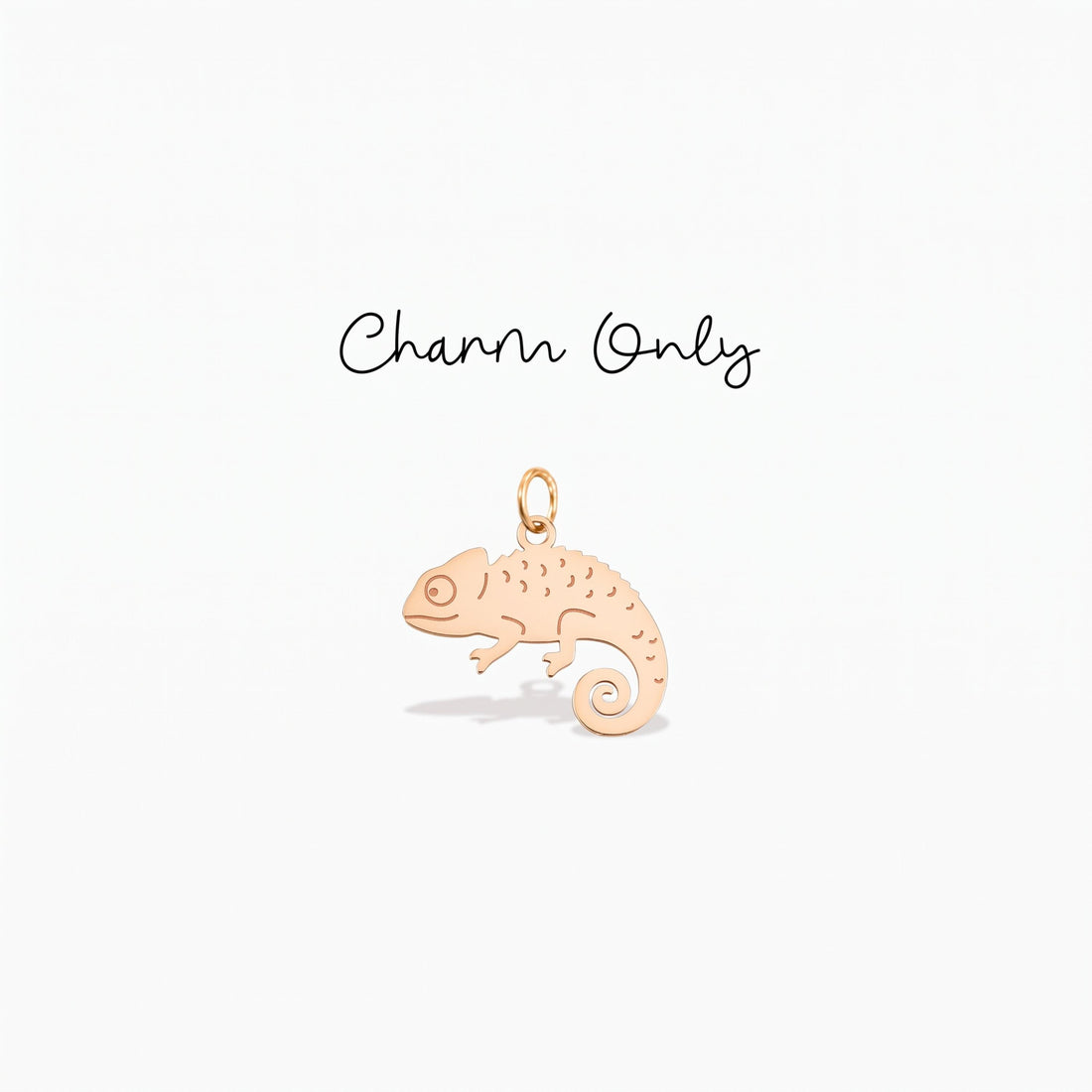 Chameleon Lizard Necklace Charm