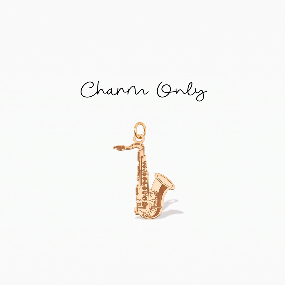 Saxophone Musician Necklace Charm