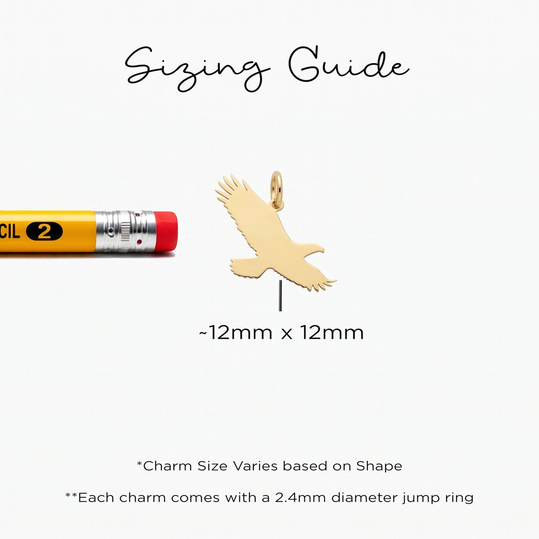 Flying Eagle Bird Charm
