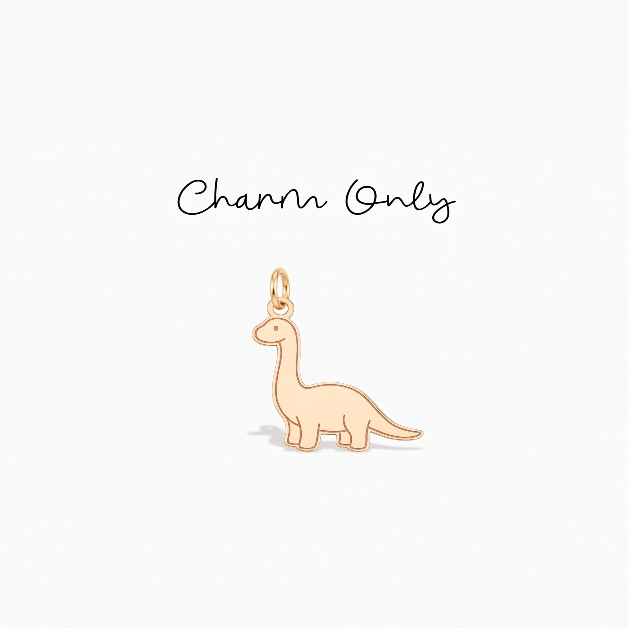 Brontosaurus Dinosaur Necklace Charm