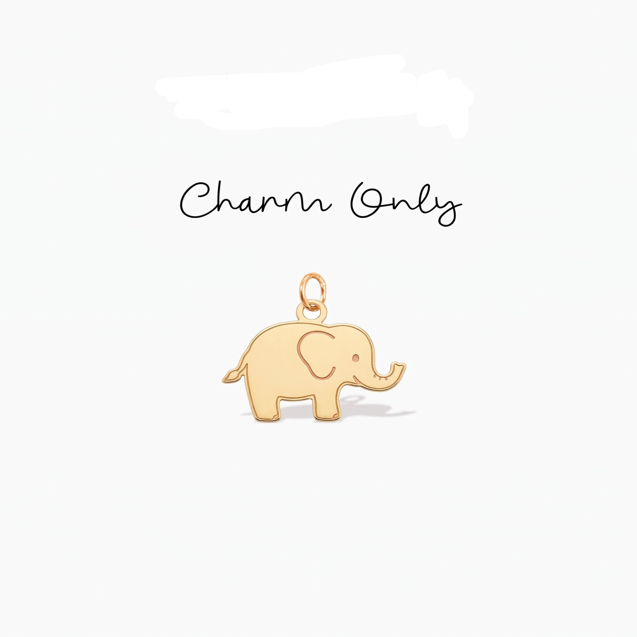 Elephant Trunk Animal Charm