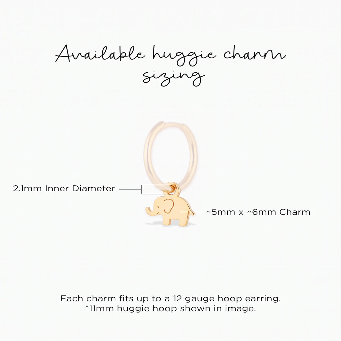 Elephant Trunk Animal Charm