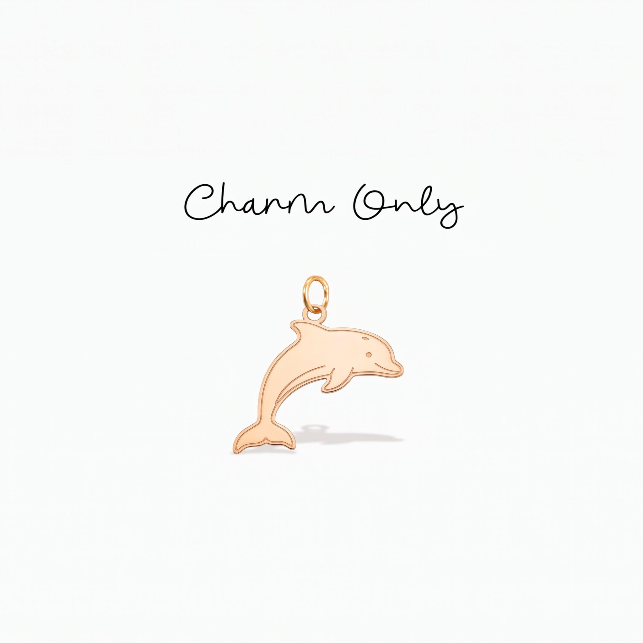 Dainty Dolphin Necklace Charm