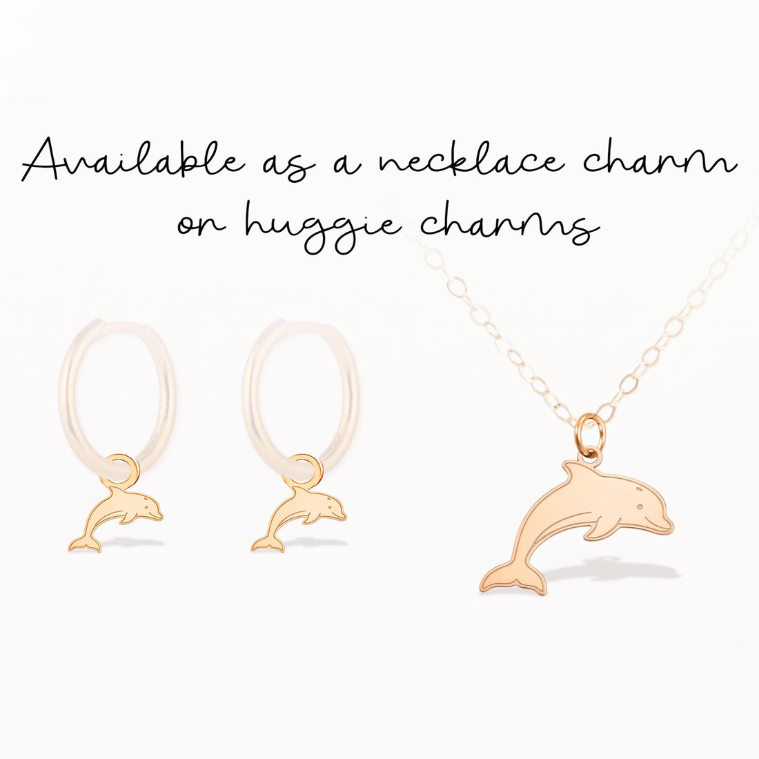 Dainty Dolphin Necklace Charm