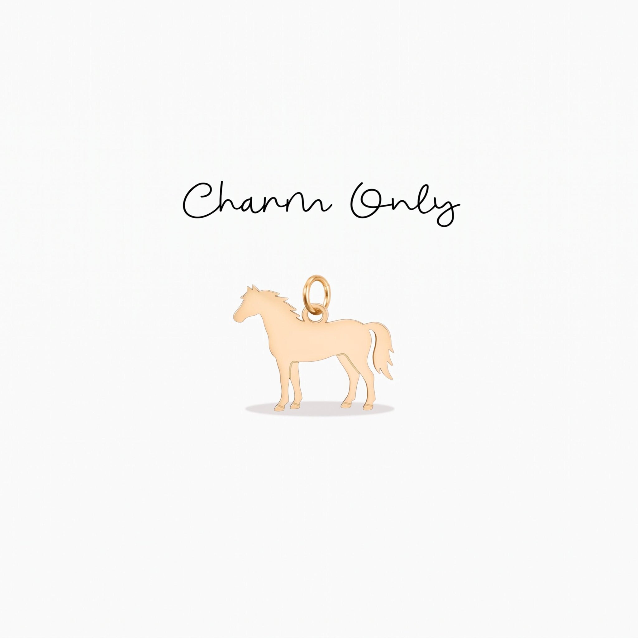 Horse Figure Necklace Charm