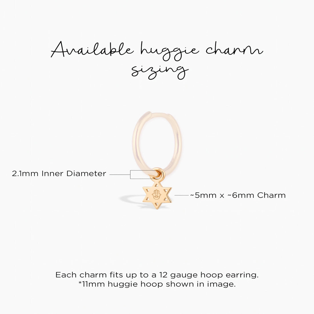 Star Of David Hamsa Charm