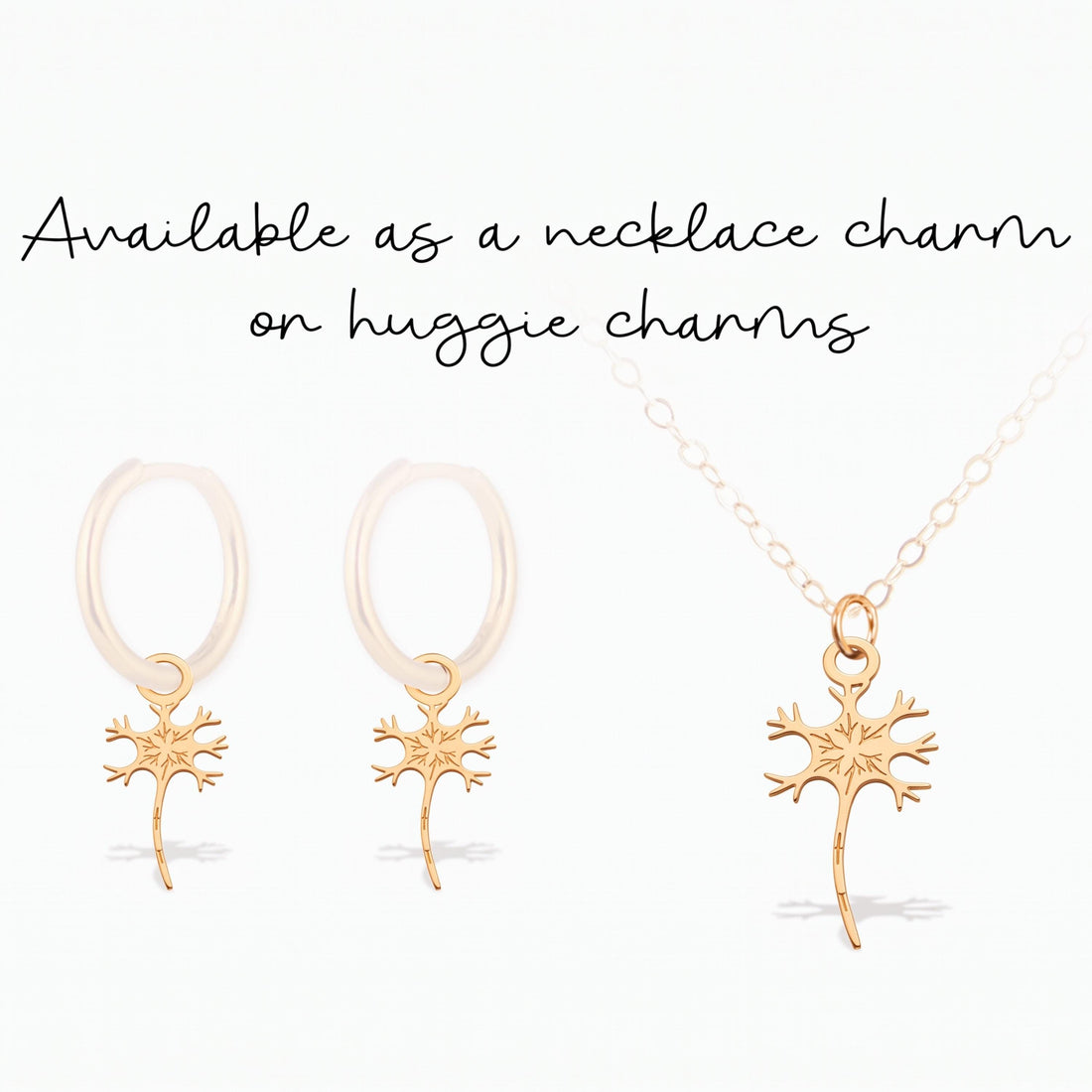 Neuron Cell Necklace Charm