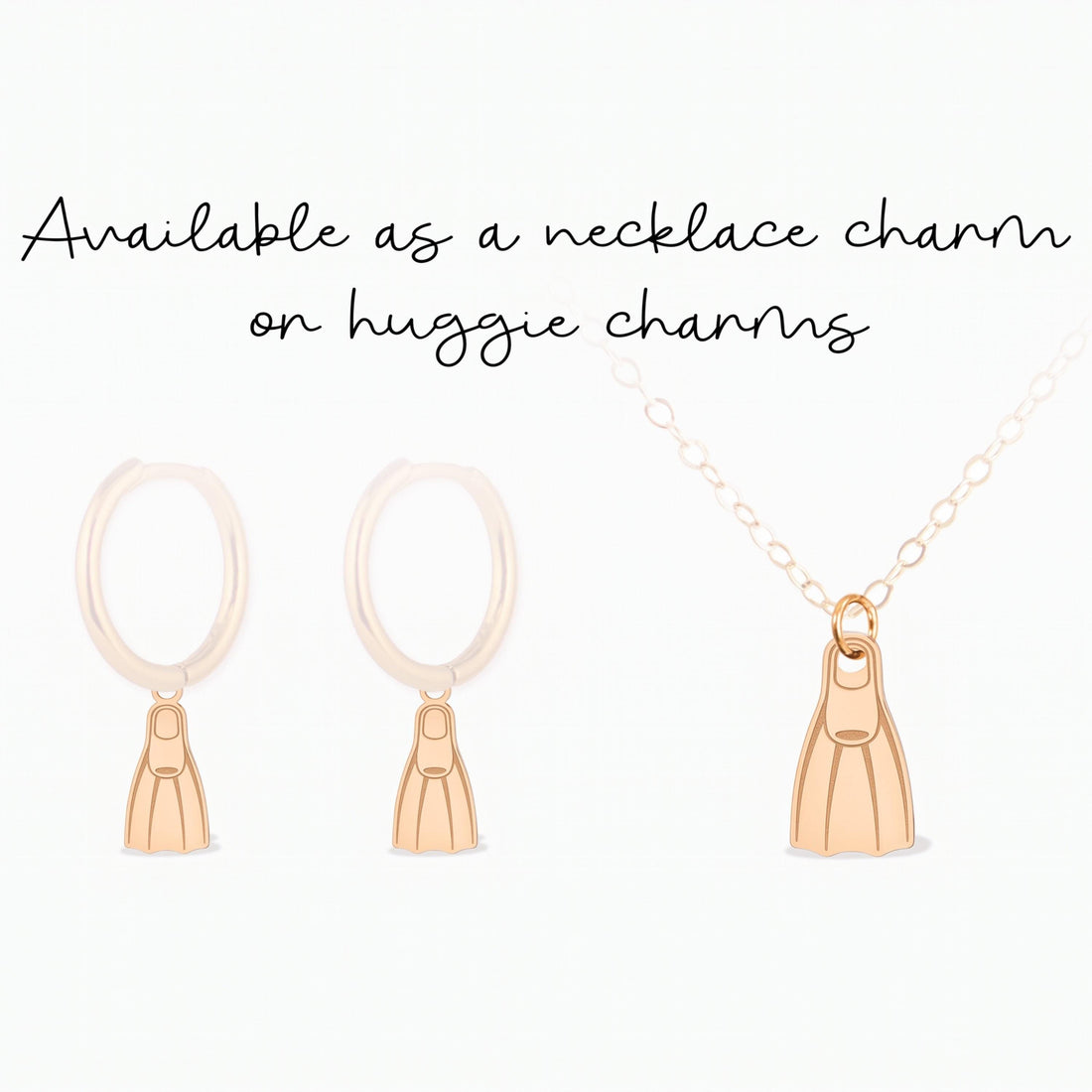 Swim Fin Diver Charm